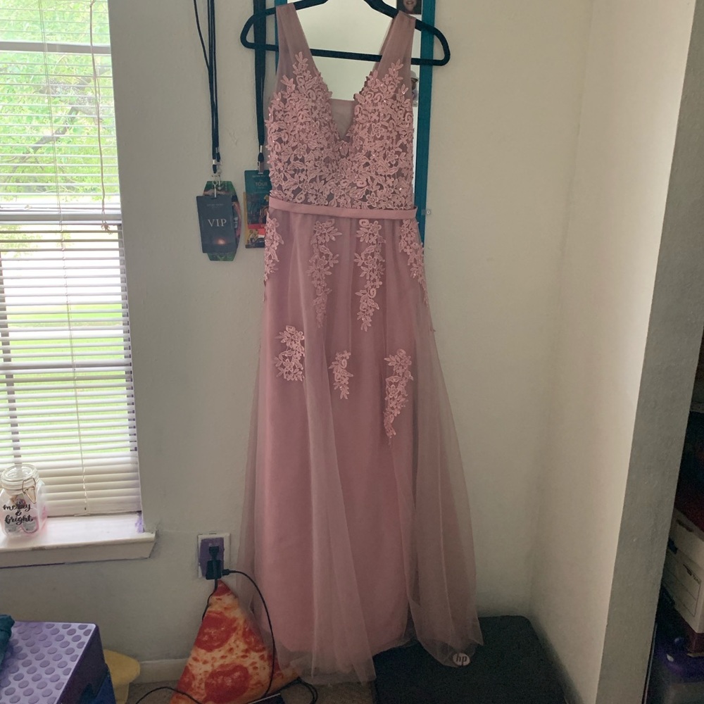 Pretty pink formal gown